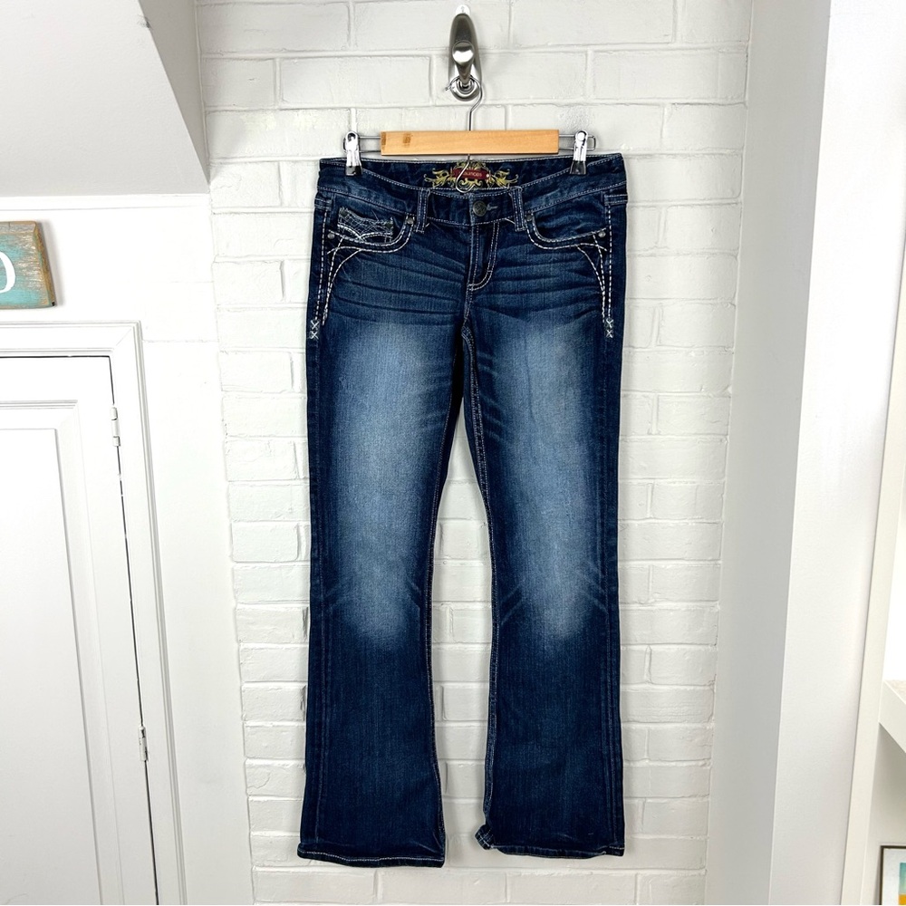 Vintage Maurice’s Y2K Western Low Rise Bootcut Jeans Size 5/6